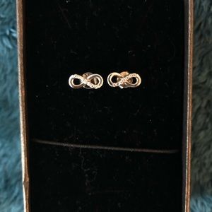 Sterling Silver Infinity Earrings NWOT